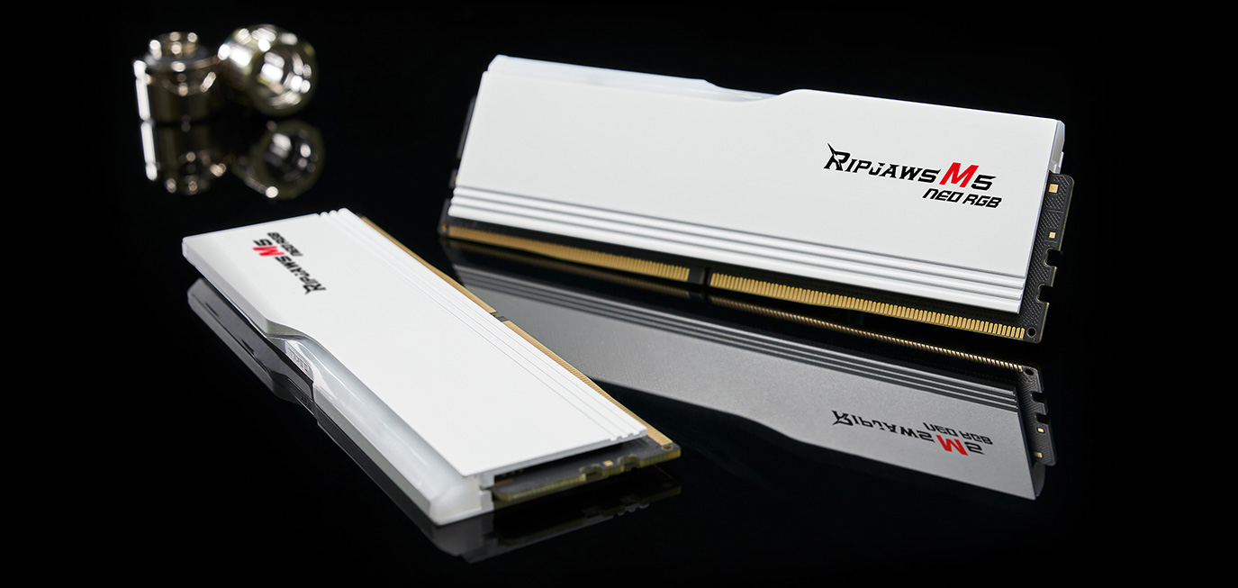 メモリー G.Skill Ripjaws M5 NEO 6000MHz Desktop Memory (U-DIMM/CU-DIMM) - Ripjaws M5 Neo RGB (DDR5